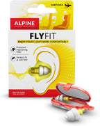 Alpine Flyfit Gehörschutz Ohrstöpsel Für Flugzeuge - Regulieren Den Luftdruck Zur Vorbeugung Von Trommelfellschmerzen - Weiche Filter Für Reisen - Bequemes Hypoallergenes Material - Wiederverwendbar