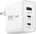 USB C Ladegerät, PD 65W USB C Netzteil Gan Schnellladegerät Multi Charging Station Adapter Desktop-Lader Für Macbook Pro/Air, Iphone, Ipad Pro, Samsung, Laptop