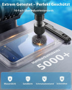 YOSH Wasserdichte Handyhülle [2 Stück], 7,0 Zoll IPX8 Unterwasser Handyhülle, Wasserfeste Handytasche Für Iphone 17 16 15 14 Pro Max XS Samsung S26 S25 S24 S23 Ultra A56 Xiaomi 17 15- Clear