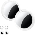 2Er Pack Air Tracker Tag [Apple Mfi-Zertifiziert] Kompatibel Mit Apple Wo Ist? App (Nur Ios) Smart Bluetooth Koffer Tracker Tagg Schlüsselfinder GPS Weltweite Ortung Für Haustier Geldbörse Hundegepäck