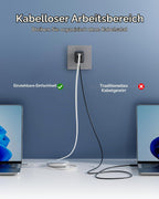 Qlex Einziehbares Usb-C-Auf-Usb-C Kabel, 240 W Schnellladen (PD 3.2), 1,2 M Rollbares Typ-C Ladekabel, Kompakt & Tragbar, Für Iphone 16/15 Pro Max, Ipad, Macbook, Galaxy S25/S24