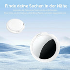 2Er Pack Air Tracker Tag [Apple Mfi-Zertifiziert] Kompatibel Mit Apple Wo Ist? App (Nur Ios) Smart Bluetooth Koffer Tracker Tagg Schlüsselfinder GPS Weltweite Ortung Für Haustier Geldbörse Hundegepäck