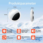 2Er Pack Air Tracker Tag [Apple Mfi-Zertifiziert] Kompatibel Mit Apple Wo Ist? App (Nur Ios) Smart Bluetooth Koffer Tracker Tagg Schlüsselfinder GPS Weltweite Ortung Für Haustier Geldbörse Hundegepäck