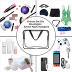 Transparente Kulturbeutel, Kulturbeutel Flugzeug Für Frauen, PVC Reisebeutel Flugzeug Für Männer, Handgepäck Flüssigkeiten, Transparente Aufbewahrungstasche, Wasserdichte Kosmetiktasche