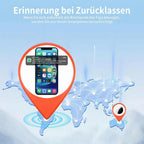2Er Pack Air Tracker Tag [Apple Mfi-Zertifiziert] Kompatibel Mit Apple Wo Ist? App (Nur Ios) Smart Bluetooth Koffer Tracker Tagg Schlüsselfinder GPS Weltweite Ortung Für Haustier Geldbörse Hundegepäck