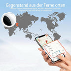2Er Pack Air Tracker Tag [Apple Mfi-Zertifiziert] Kompatibel Mit Apple Wo Ist? App (Nur Ios) Smart Bluetooth Koffer Tracker Tagg Schlüsselfinder GPS Weltweite Ortung Für Haustier Geldbörse Hundegepäck