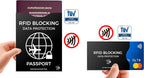 TÜV Geprüfte RFID Blocker NFC Kartenhülle | 12 Schutzhüllen Für Kreditkarte, EC Karte, Bankkarte & Reisepass | Scheckkartenhülle Kreditkarten Schutzhülle Bankomatkarten Bankkarten Karten Schutz Hülle