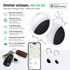 Air Tracker Tag 2er Pack – Apple MFi, GPS Weltweite Ortung