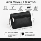 Leather case for coins and cards