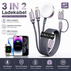 3 in 2 Ladekabel Multi Charger Cable